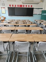Vente en gros d'usine : Ensemble bureau et chaise individuels en bois pour élèves du primaire