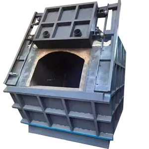 2023 China custom design 3 ton capacity black oil gas aluminum smelting furnace