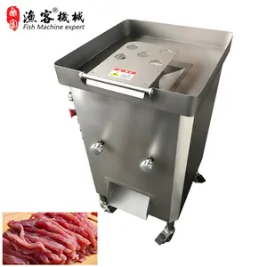 Fresh Beef Jerky Slicer Flake Pork Meat Mutton Cutting Slicing Machine/Fresh Meat Strip Cutter