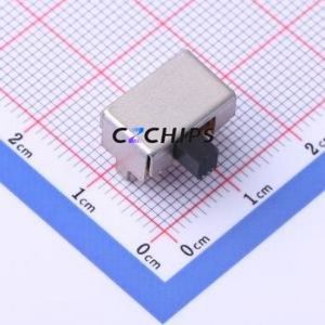 SK22F14L4 Slide Switch Through hole Component (THT) Switch Double Pole Double Throw Rectangle Pin Header PC Pin 13.4mm - Product Image 1