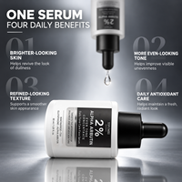 Soin de la peau OEM, taches brunes, anti-âge, acide hyaluronique, niacinamide, vitamine C et E, soin du visage, blanchiment de la peau, sérum à l'alpha-arbutine