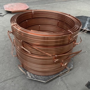 Tube sans soudure en cuivre pur ASTM B280 99,95 % pour climatiseurs, vente directe usine, tube évaporateur en cuivre SF-Cu C12000 pour eau - Product Image 2