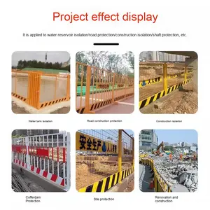 Recinzione di sicurezza della barriera di traffico del cantiere basamento Guardrail Net ingegneria strada recinzione di avvertimento per una maggiore sicurezza - Product Image 5