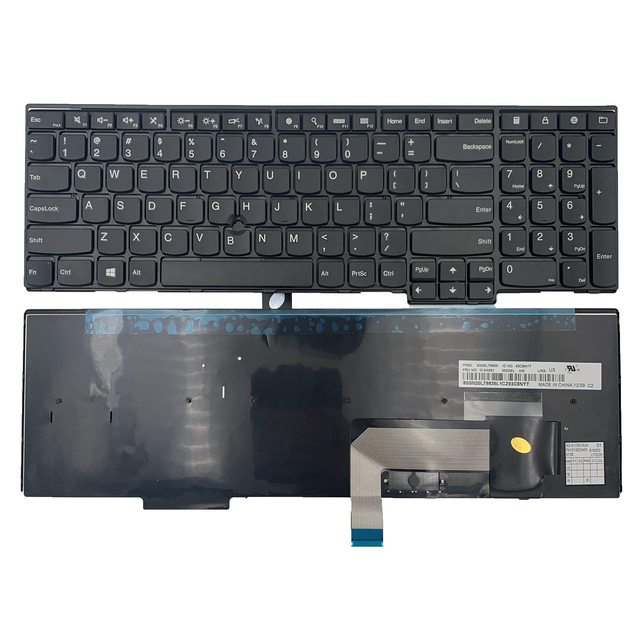 OEM ODM Laptop Replacement US Layout Keyboard for T540 E531 W540 W541 W550 W550S T540P T550 Series Fit PN 0C45254 04Y2465Without