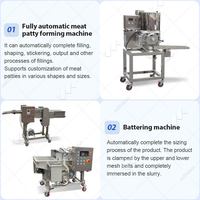 Machine de production de produits de restauration rapide : Moule de formage pour hamburgers, frites de poisson, poulet frit, galettes de viande