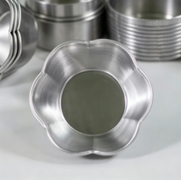 Moule à mini-gâteaux hexagonal en alliage d'aluminium de qualité alimentaire, antiadhésif, écologique et réutilisable, pour muffins DIY, vente en gros