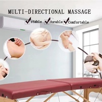 Professionelle Pinky Leem Holz-Wimpernverlängerungsliege Multifunktionale Klappbare Verstellbare Luxus-Salon-Massageliege