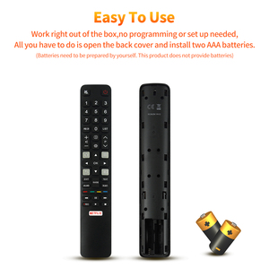 TCL RC802N بيع المصنع مباشرة عالمي الصمام ABS البلاستيك التلفزيون التحكم عن بعد 3 فولت لوحة المفاتيح السيليكون وظيفة <span class=keywords><strong>LCD</strong></span> - Product Image 5