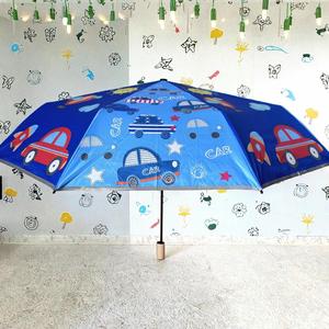 Parapluie Enfant Réfléchissant 8K Pliant Manuel Personnalisé avec Logo, Motif Dessin Animé Mignon, Protection Pluie et Soleil, Cadeau d'Affaires, Stock Usine - Product Image 2
