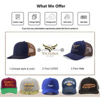 Casquettes de camionneur personnalisées en gros Richardson 935 & 112, mode extérieure, avec broderie, design uni, camouflage canard