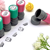 Tampon encreur personnalisé avec logo sur mesure, tampon auto-encreur mignon et coloré pour le bureau et les étudiants