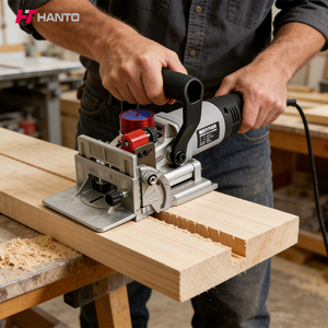 Machine à rainurer Lamello à angle <span class=keywords><strong>réglable</strong></span> de haute précision pour l'assemblage précis des cadres de portes d'armoires - Product Image 1