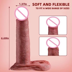 Jouets sexuels réalistes faits à la main réaliste manchon de bite agrandisseur d'extension de pénis masturbateur masculin Couples adultes - Product Image 2