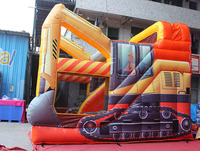 Château rebondissant bon marché commercial commercial gonflable de maison de rebond combinée