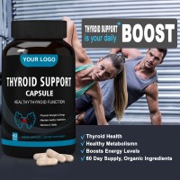 Gommes de soutien pour la thyroïde de marque privée, capsules de soutien pour la thyroïde