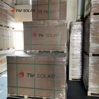 Tongwei modul wajah setengah sel, panel surya tipe N 730-750W 735W 740W 745W untuk industri rumah, komersial