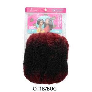 Fornitore all'ingrosso: Nuova Fibra Sintetica Afro Frizzata da 100g, 12 Pollici, 4CW, per Parrucche Afro Kinky, Mini Twist, Micro Locs - Offerta Calda - Product Image 6