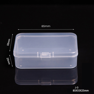 Factory Wholesale Clear Transparent PP Plastic Box Packing Packaging Box Plastic Case Storage