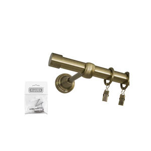 Riel de Cortina de PVC de Lujo Bojanek, Ensamblaje Completo, Acabado Premium, Estilo Industrial Moderno Minimalista, Calidad de Exportación - Product Image 1