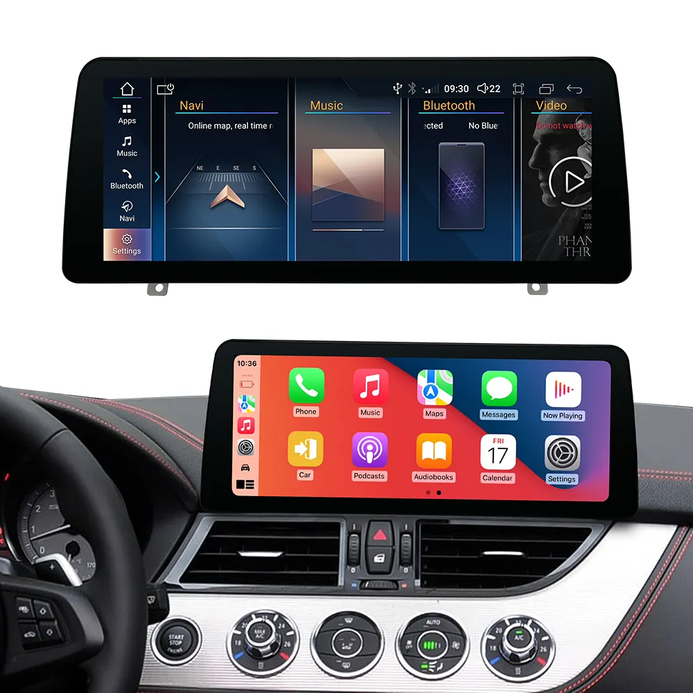 Id8 kit multimídia automotivo, android 11, navegação, áudio, vídeo dvd, tela player para bmw z4 e89 2013-2018, com carplay