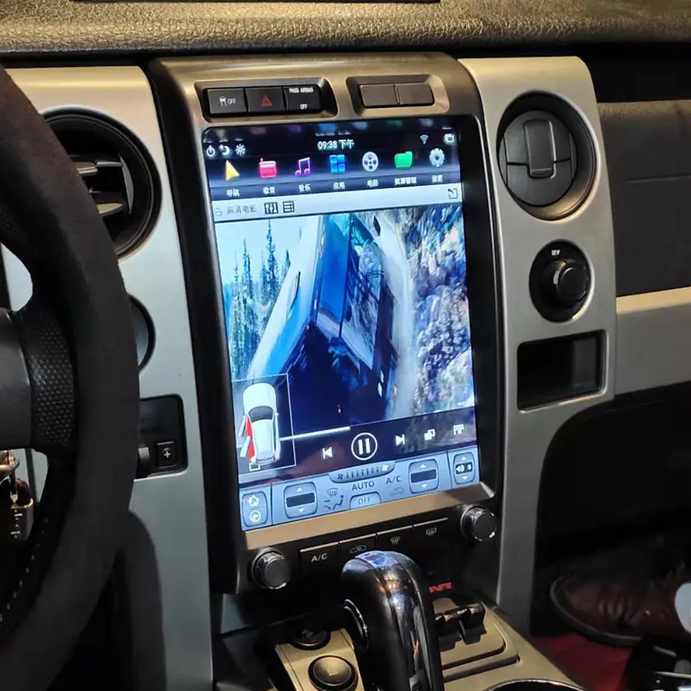 ZWNAV 테슬라 13 "수직 화면 안드로이드 9 자동차 멀티미디어 플레이어 GPS 네비게이션 포드 F150 2009 - 2013 2014 와이파이 Carplay Stere