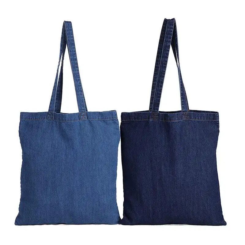 Denim bag women tote bags with custom printed logo