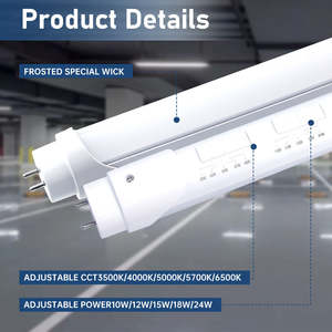 Tubo LED Integrato UL ETL ad Alta Luminosità G13 4Ft T 8100-277V AC Tipo A+B 22 Watt 120Cm Lampada Illuminazione - Product Image 6