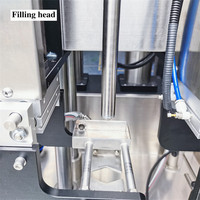 Machine automatique de remplissage et de bouchage de bouteilles liquides à 3 têtes pour eau de Javel, nettoyant WC, détergent, liquide vaisselle