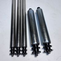 Nouveaux rouleaux de guidage en acier inoxydable galvanisé avec roues dentées en caoutchouc/acier pour lignes de production, personnalisables