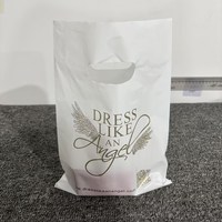 Sacs de courses en plastique HDPE biodégradable écologiques avec logo personnalisé, impression sérigraphique, poignée longue, Guangdong Shoes