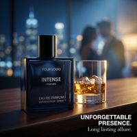 Eau de toilette, Cologne et parfum pour homme, senteur fruitée boisée, notes aquatiques de pomme, lotus d'eau, cèdre et musc