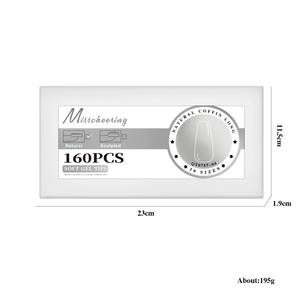 160 pièces/320 pièces pointes d'ongles demi-mat couverture complète acrylique ongles conseils moyen Gel faux ongles <span class=keywords><strong>manucure</strong></span> Salon <span class=keywords><strong>maison</strong></span> bricolage - Product Image 6