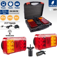 Kit de Base Magnétique Rechargeable Sans Fil Heavy Duty Truck Car Signal LED Trailer Light