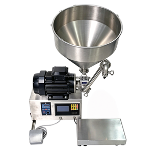 High Density Viscosity Cheese Chocolate Peanut Butter Sauce Paste Cream Jam Liquid Material Rotary <b>Pump</b> Filling Machine - Product Image 3