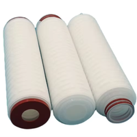 Kualitas tinggi kartrid Filter air jual cepat 500 mikron Filter berlipat dengan garansi 1 tahun Penggantian Komponen inti