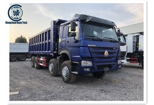 Máy Xúc Lật 12 Bánh <span class=keywords><strong>HOWO</strong></span> Sinotruk 336HP Đã Qua Sử Dụng 30 Mét Khối <span class=keywords><strong>HOWO</strong></span> 40 Tấn 8X4 Xe Tải Đổ Cát Sỏi Đã Qua Sử Dụng - Product Image 4