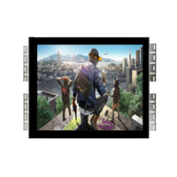 Moniteur de jeu 17 pouces Offre Spéciale écran tactile IR 1280*1024 résolution 5:4 rapport d'aspect 3M pilote tactile RS232 HD