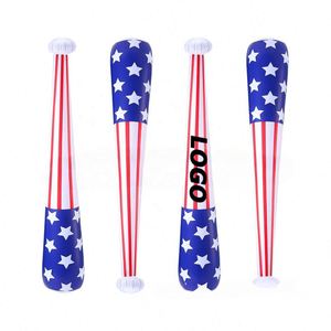 American Flag <b>Inflatable</b> Baseball Bat Patriotic Spirit Noisemakers for Events & Promotions - Product Image 1