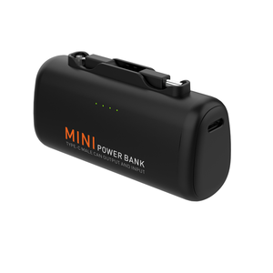 Mini Portable Type C Power Bank Custom Logo 5000mah PD Fast Charge 18W Small Capsule Design for Cell Phone Emergency Battery
