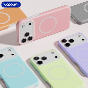 <span class=keywords><strong>Coque</strong></span> de téléphone mobile VAWI S011 en silicone souple avec aimant, vente en gros pour <span class=keywords><strong>iPhone</strong></span> 17 Pro Max, Samsung, OPPO, TECNO - Product Image 2