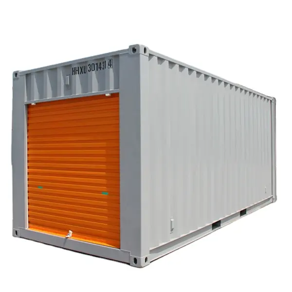 Bir rulo kepenk kapı (1800x1880mm) ile yerinde 20ftGP kendi kendine depolama konteyner ünitesi
