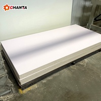 Panneaux de particules en bois E0 sur mesure, stratifiés PVC, 16mm 18mm, blancs, mélaminés, panneaux de particules stratifiés