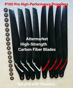Pales d'hélice en fibre de carbone haute résistance pour drone agricole XAG P100 Pro, kit de remplacement après-vente avec rondelles - Product Image 6