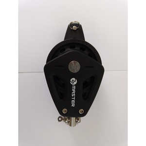 Master BP-0604F Double Wheel/Ring Buckle Sailboat Bearing Pulley 60mm Wheel Diameter 12mm Wire Diameter <b>Marine</b> <b>Hardware</b> - Product Image 3