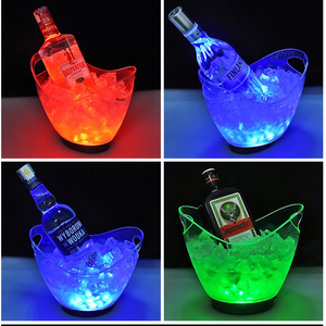 Seau à glace personnalisable de haute qualité, seau à <span class=keywords><strong>champagne</strong></span> plaqué or, durabilité haut de gamme pour hôtel et fête - Product Image 4