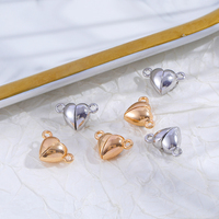 Fermoirs magnétiques en forme de coeur de petite taille à la mode