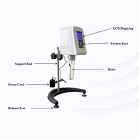 Viscosimètre rotatif de laboratoire DH-DJ-8S avec affichage numérique et fonction automatique
