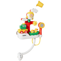 Tête de douche rotative tendance en forme de canard sous-marin, jouet de bain et de jeu pour bébé - Aire de jeu aquatique électrique 3-en-1 (sans jets d'eau)