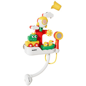 Tête <span class=keywords><strong>de</strong></span> douche rotative tendance en forme <span class=keywords><strong>de</strong></span> canard sous-marin, jouet <span class=keywords><strong>de</strong></span> <span class=keywords><strong>bain</strong></span> et <span class=keywords><strong>de</strong></span> jeu pour bébé - Aire <span class=keywords><strong>de</strong></span> jeu aquatique électrique 3-en-1 (sans jets d'eau) - Product Image 4