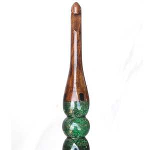 Juego de Agujas de Ganchillo de Resina y Madera, Multicolores, Ligeras, con Agarre Cómodo y Duradero, para Tejer, Hacer Ganchillo y Manualidades con Hilo - Product Image 6